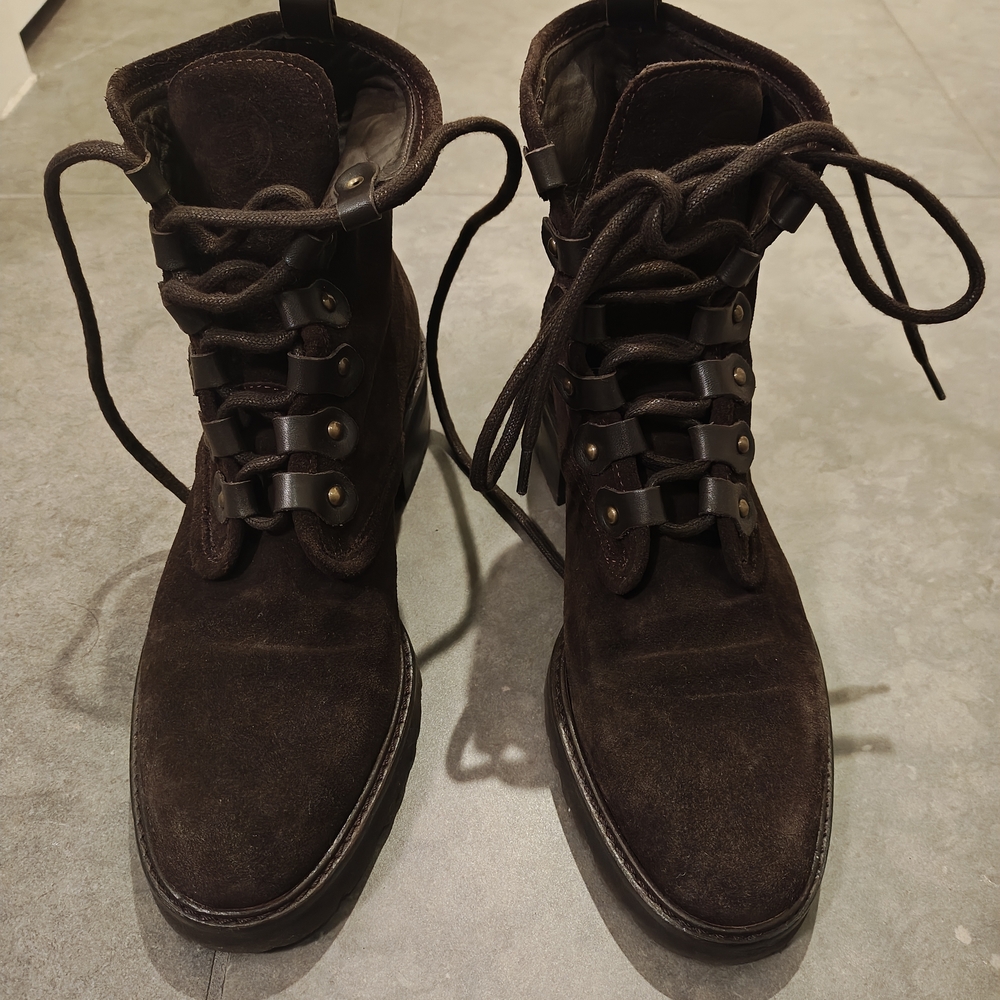 Women's Brown Suede Ankle Boots